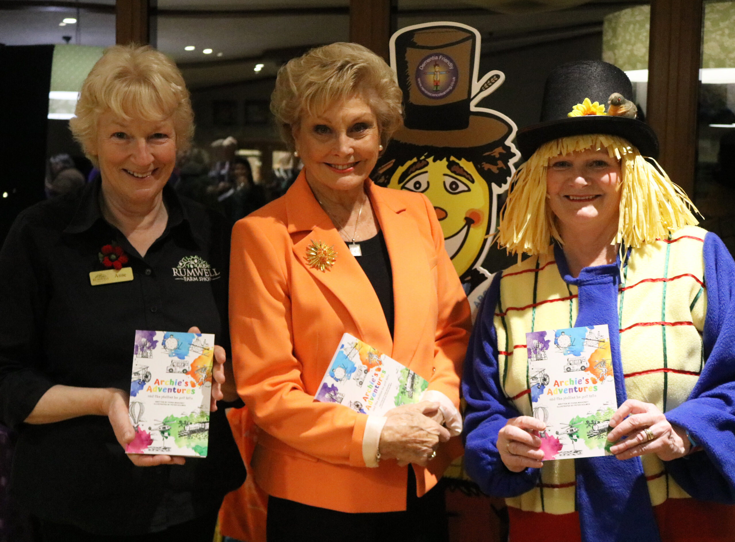 Angela Rippon at charity book launch - Around Wellington