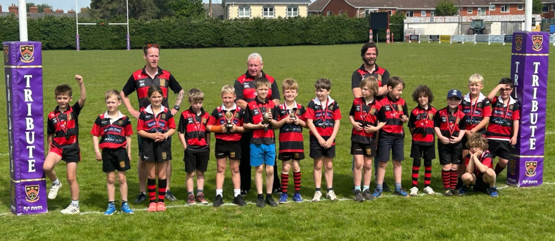 U8 Riverside Rugby Union End-of-season celebrations for rugby Minis and Juniors - Around Wellington