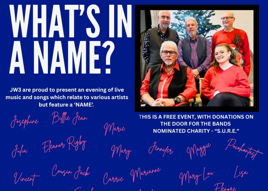 JW3 return to Arts Centre to raise money for SURE