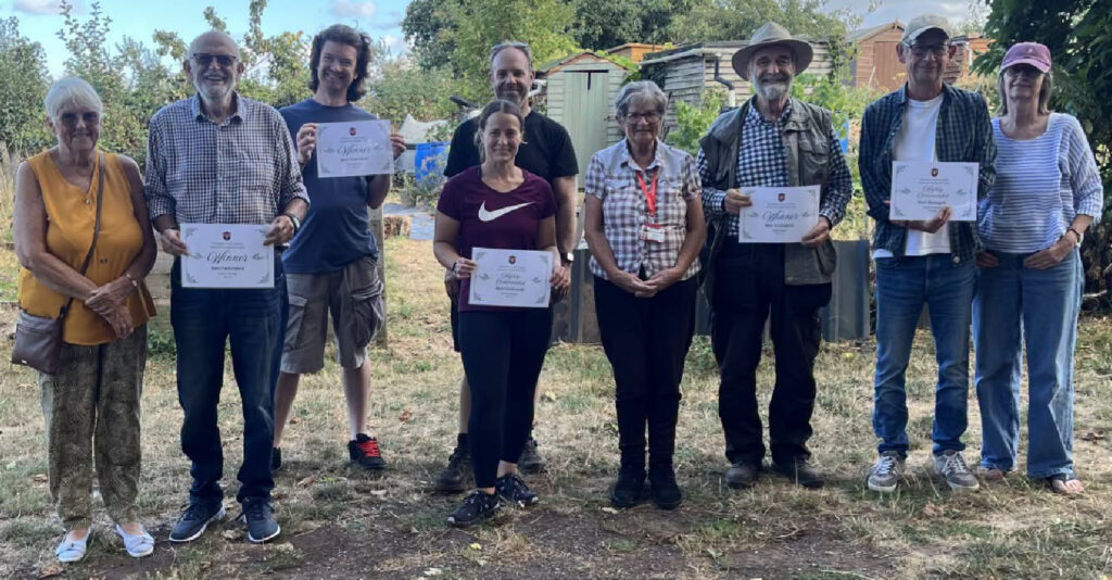 Town's winning allotments are announced